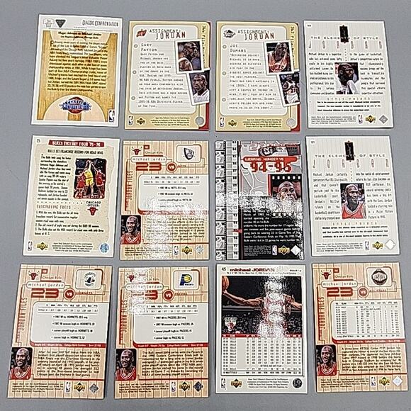 Michael Jordan Lot of 12 Trading Cards Variety Classic HOF Basketball Golf - Picture 2 of 12